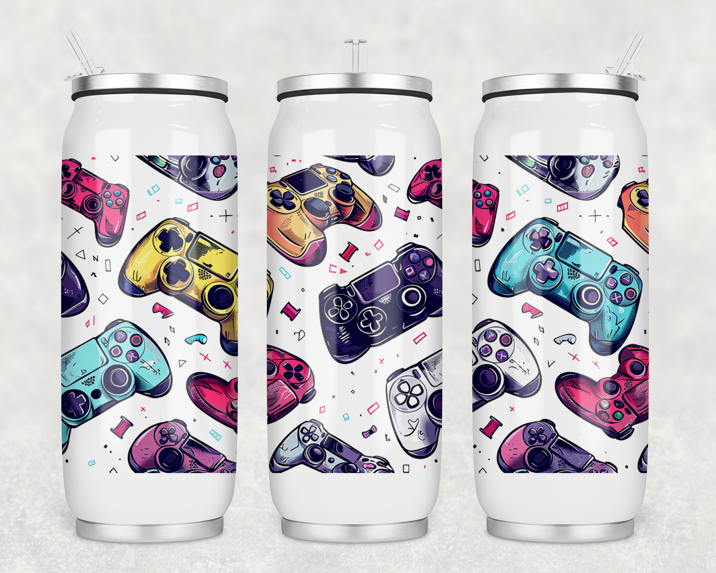 Gamer Stainless steel soda can