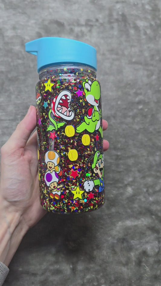 SuperM Snowglobe bottle 10oz (ready to post)