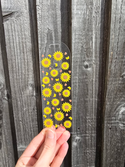 Sunflower Bookmark (ready to post)
