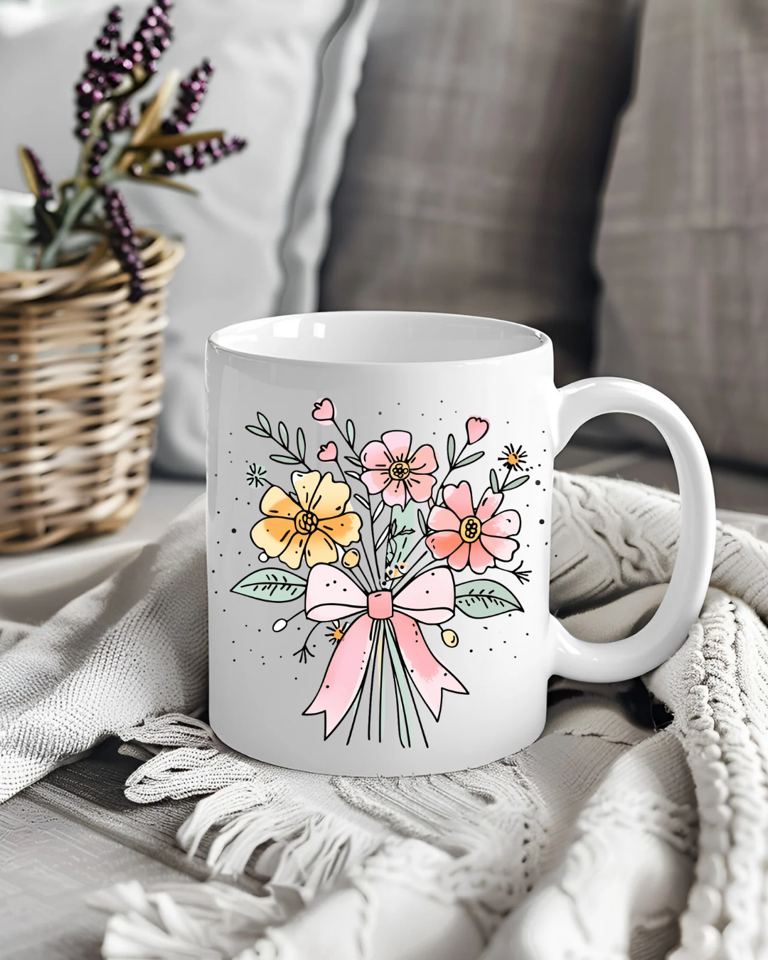 Floral Ceramic mug