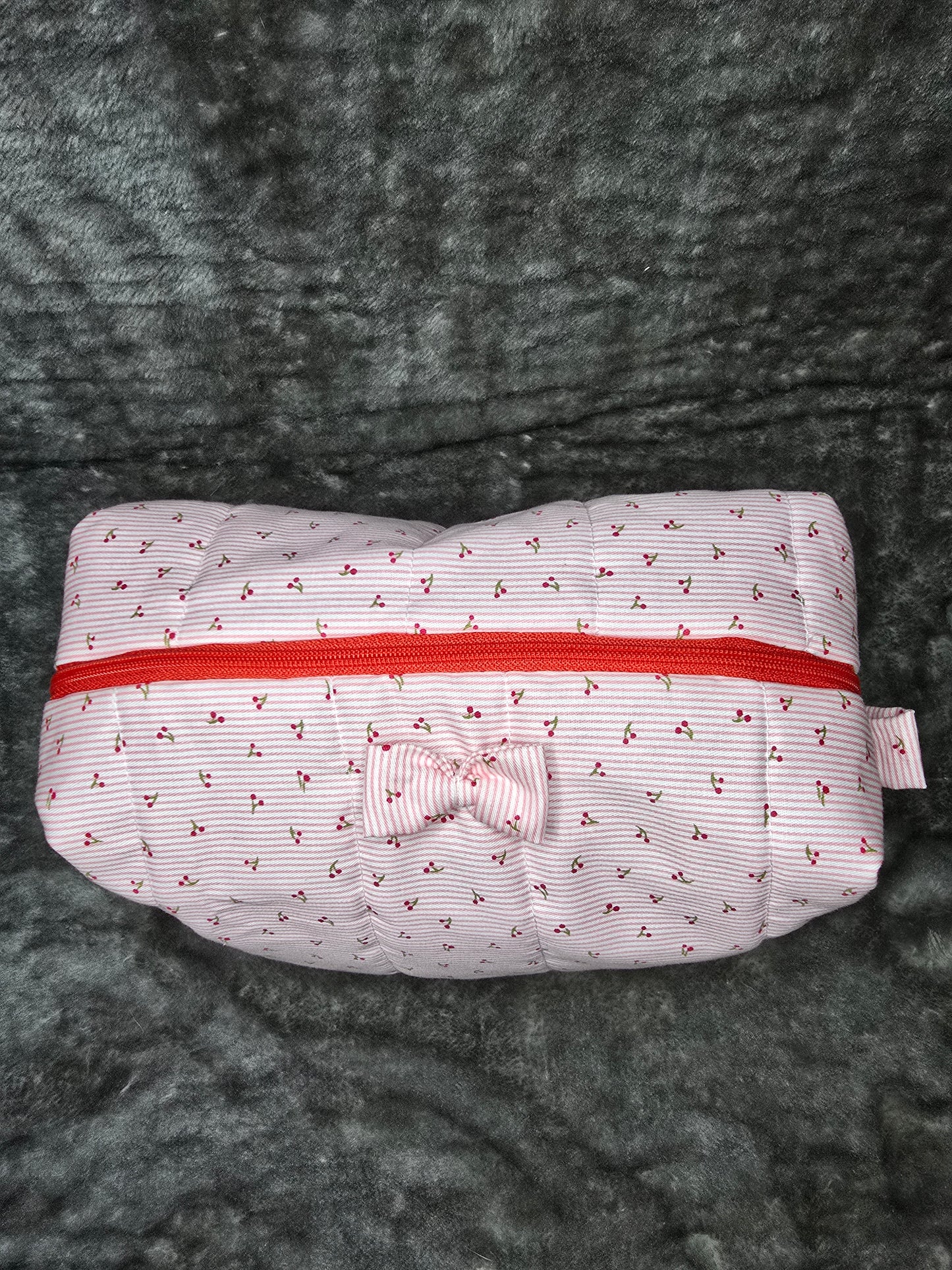 Cherry make up bag (ready to post)