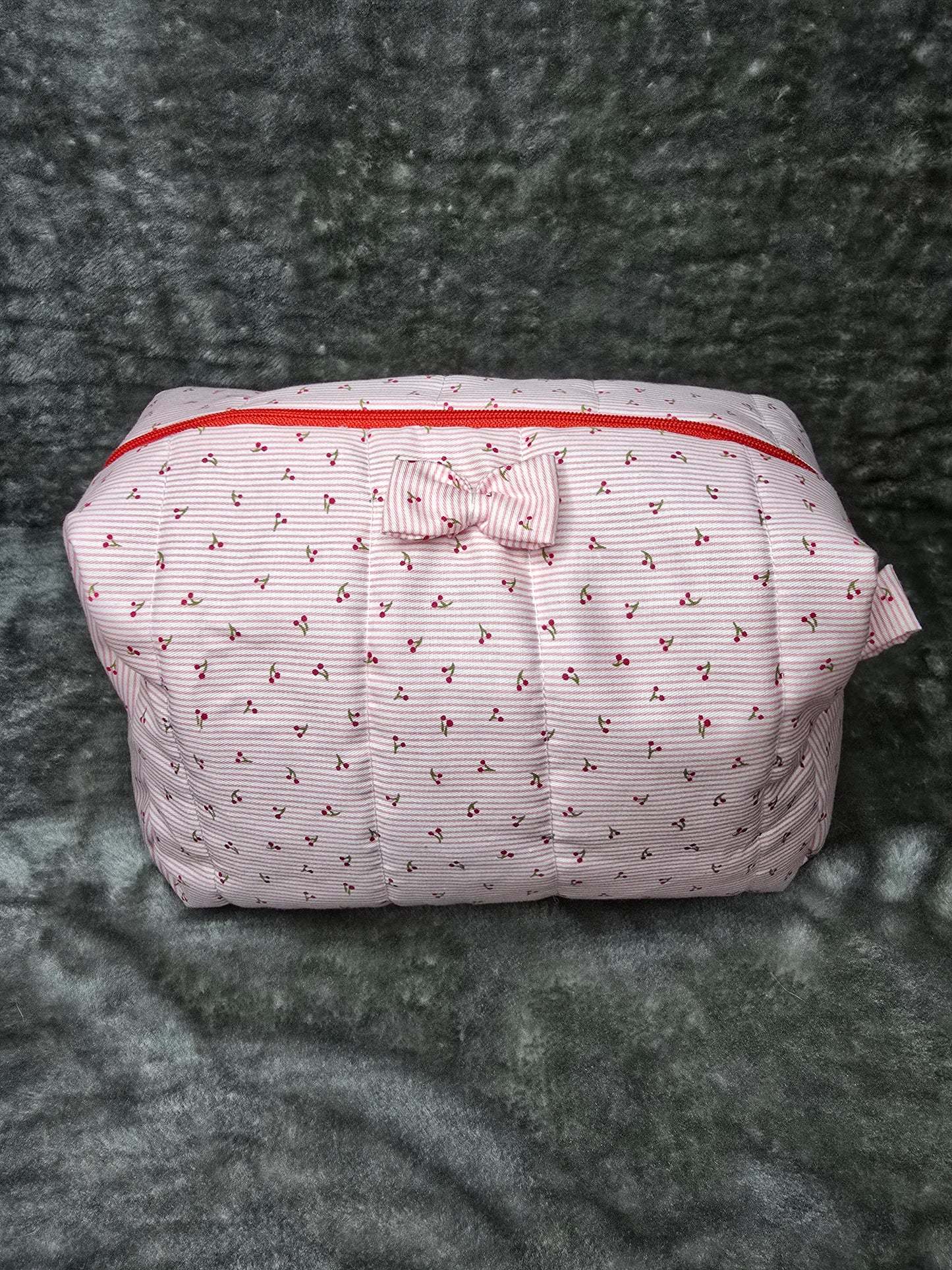 Cherry make up bag (ready to post)